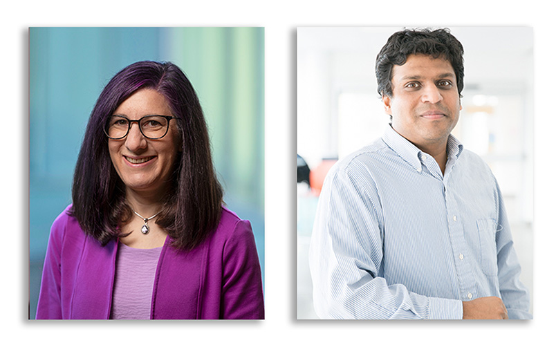 Collaged portraits of Lorrie Cranor and Yuvraj Agarwal.